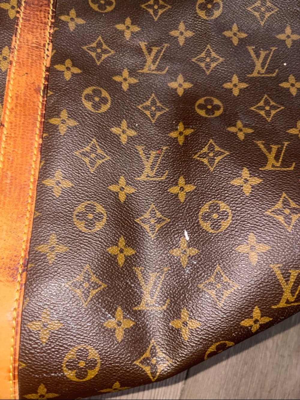 Louis Vuitton Monogram Keepall Duffle Bag - Brown & Tan - Picture 15 of 16
